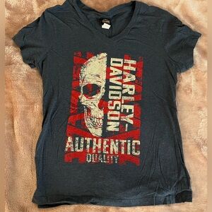 harley davidson v neck t shirt